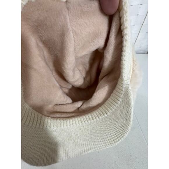 "GIRLSPEAK" Fuzzy Extra Soft Girls Hat OS Lined Interior Small Rim Winter Warm - Picture 5 of 5